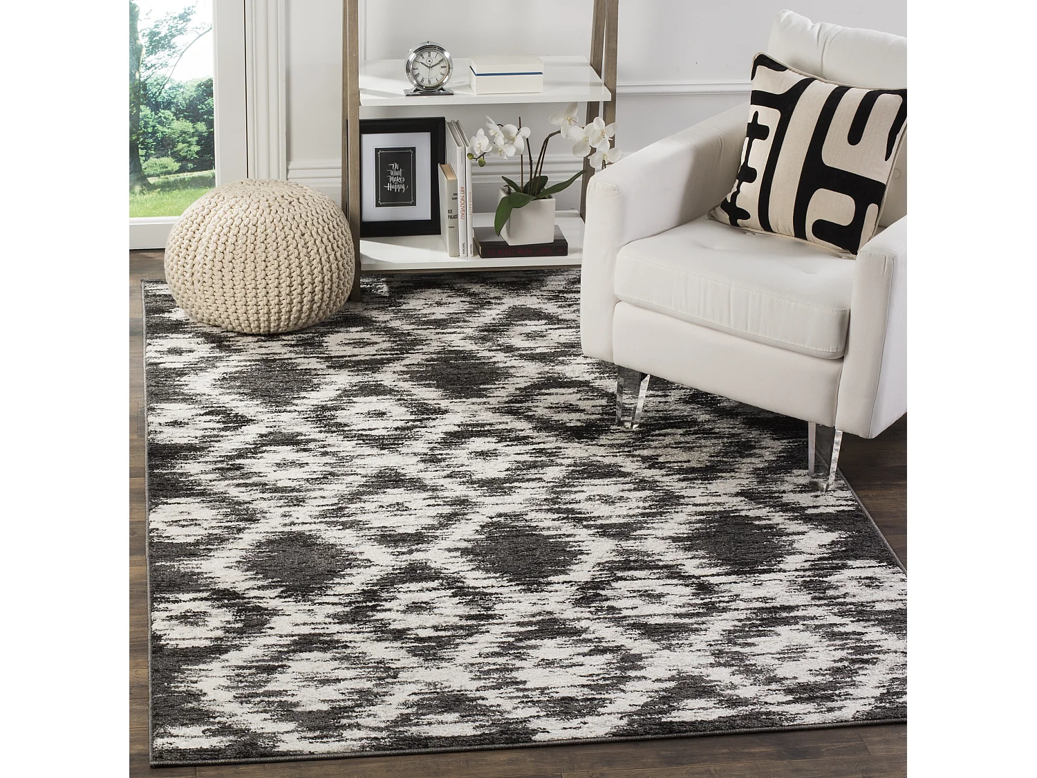 Tapis Gris/Neutre 155 X 229 cm - Izzy