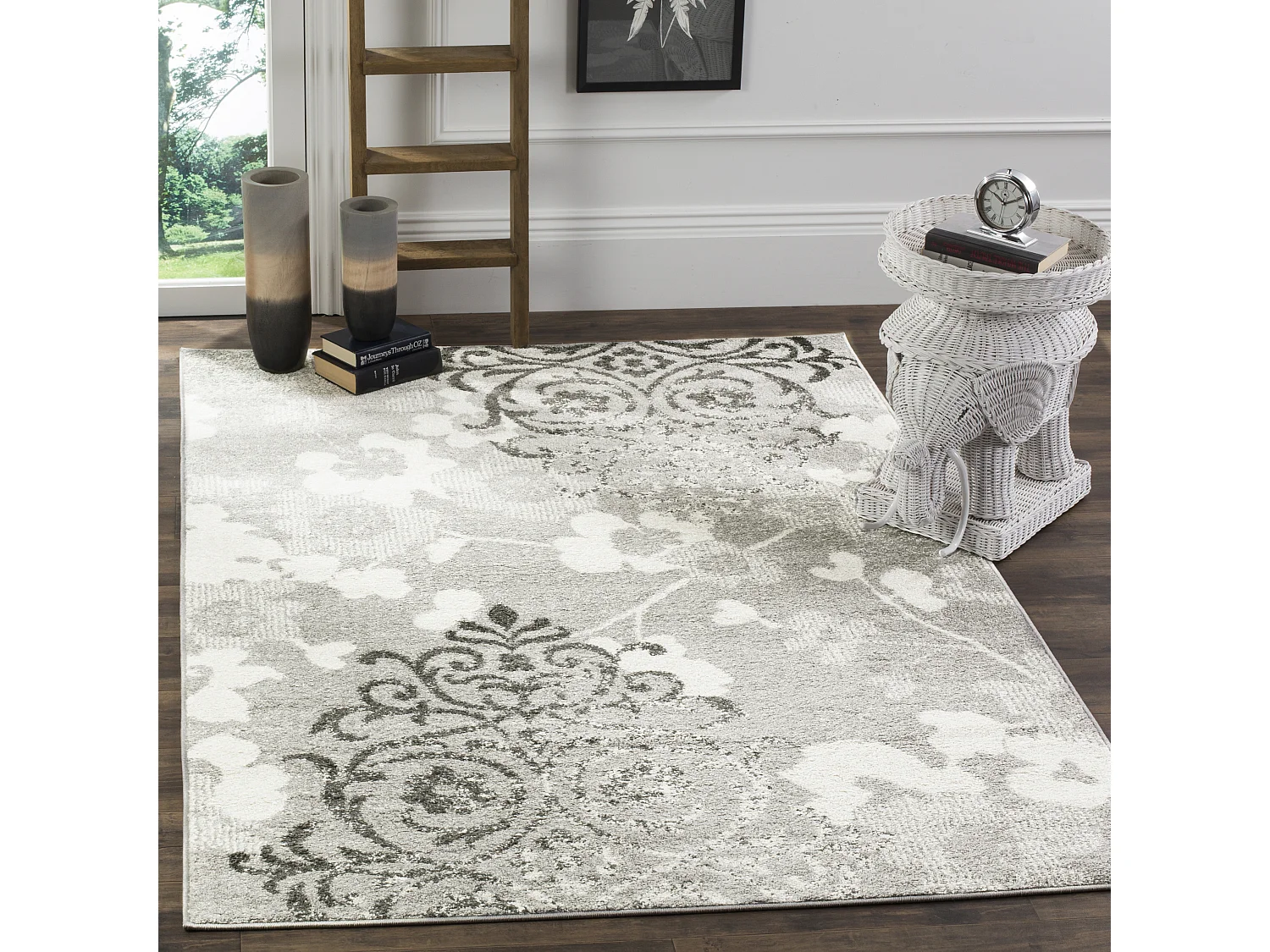 Tapis Gris/Neutre 122 X 183 cm - Bryana