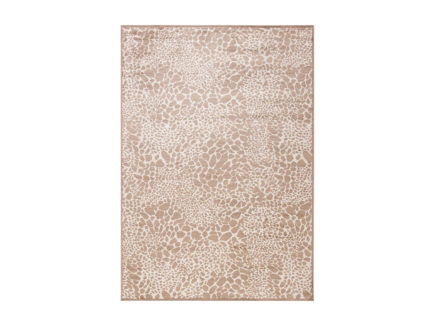 Tapis Neutre/Gris 79 X 122 cm - Leo