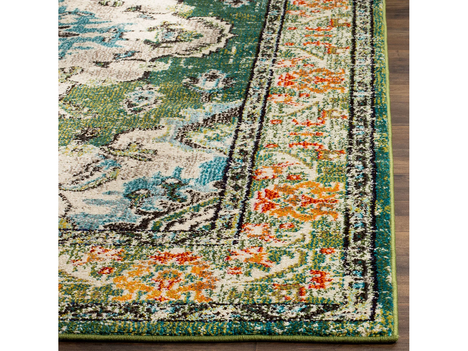 Tapis Vert/Bleu 201 X 279 cm - Milà