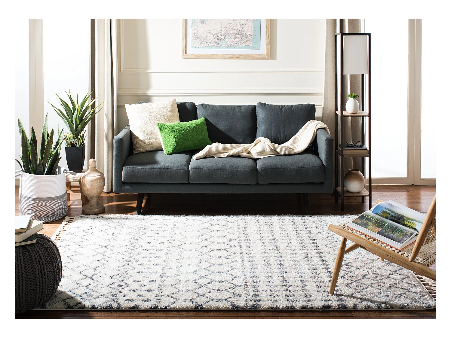 Tapis Gris/Neutre 122 X 183 cm - Larache