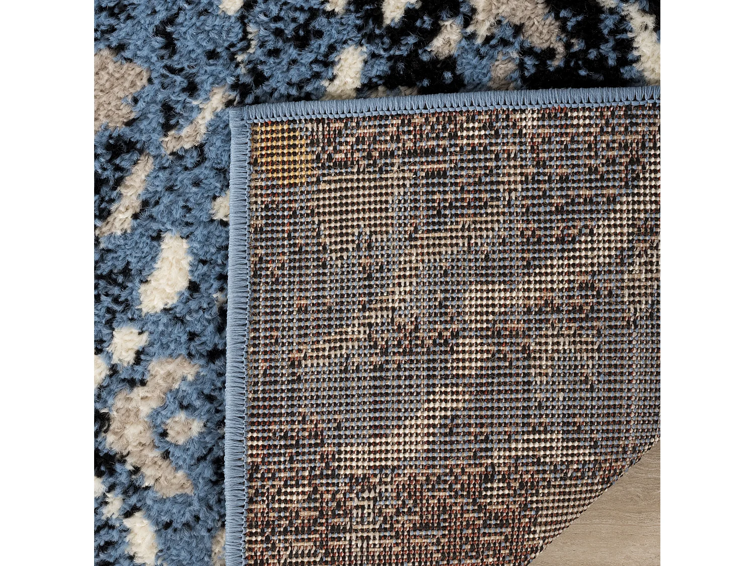 Tapis Bleu/Neutre 155 X 229 cm - Joan