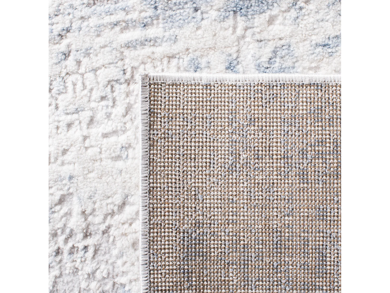 Tapis Neutre/Bleu 91 X 152 cm - Senata