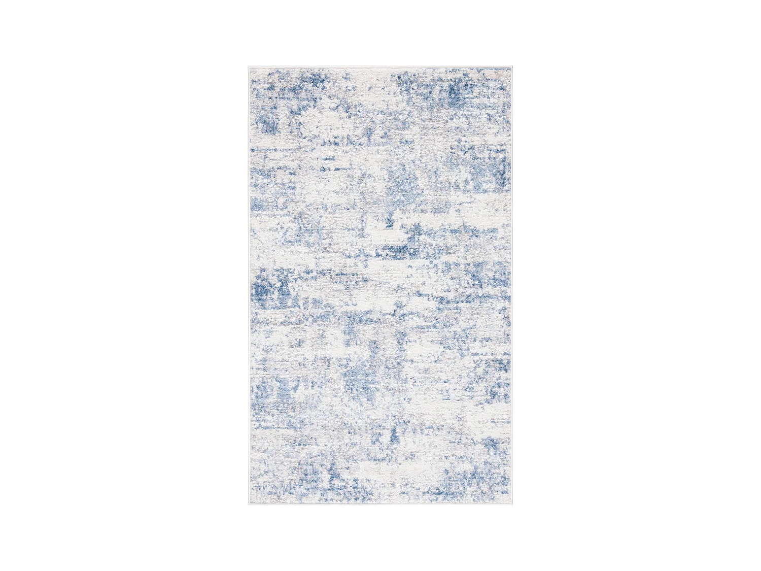 Tapis Neutre/Bleu 91 X 152 cm - Senata