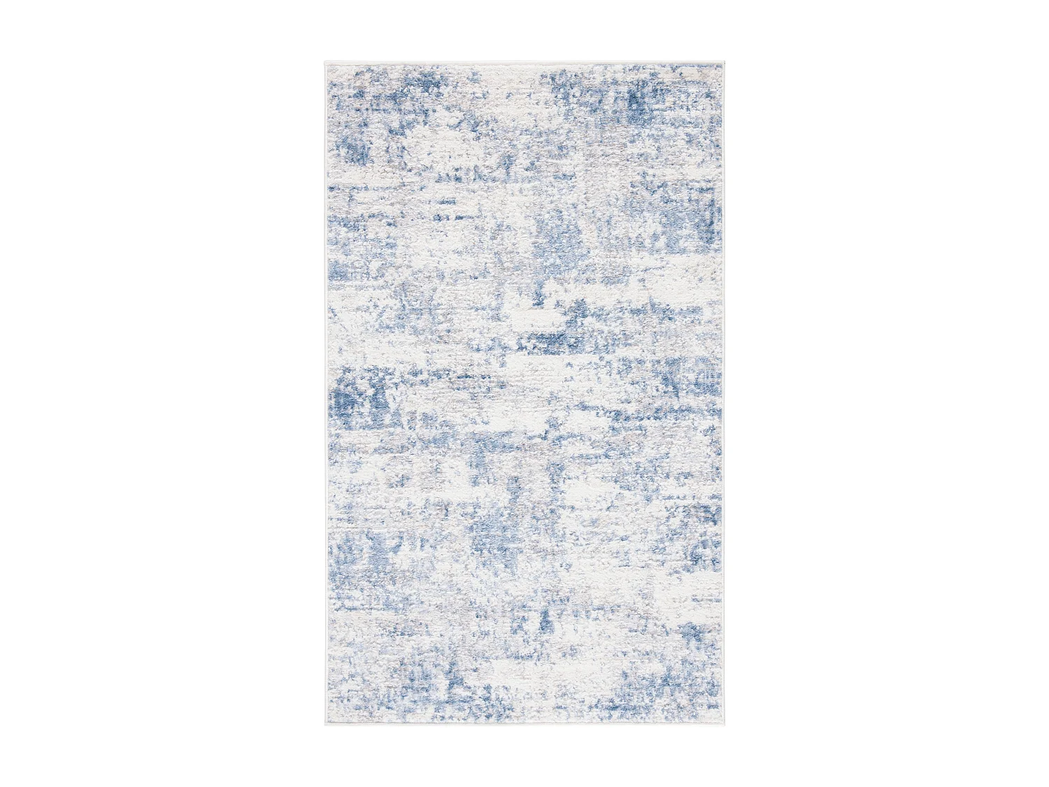Tapis Neutre/Bleu 91 X 152 cm - Senata