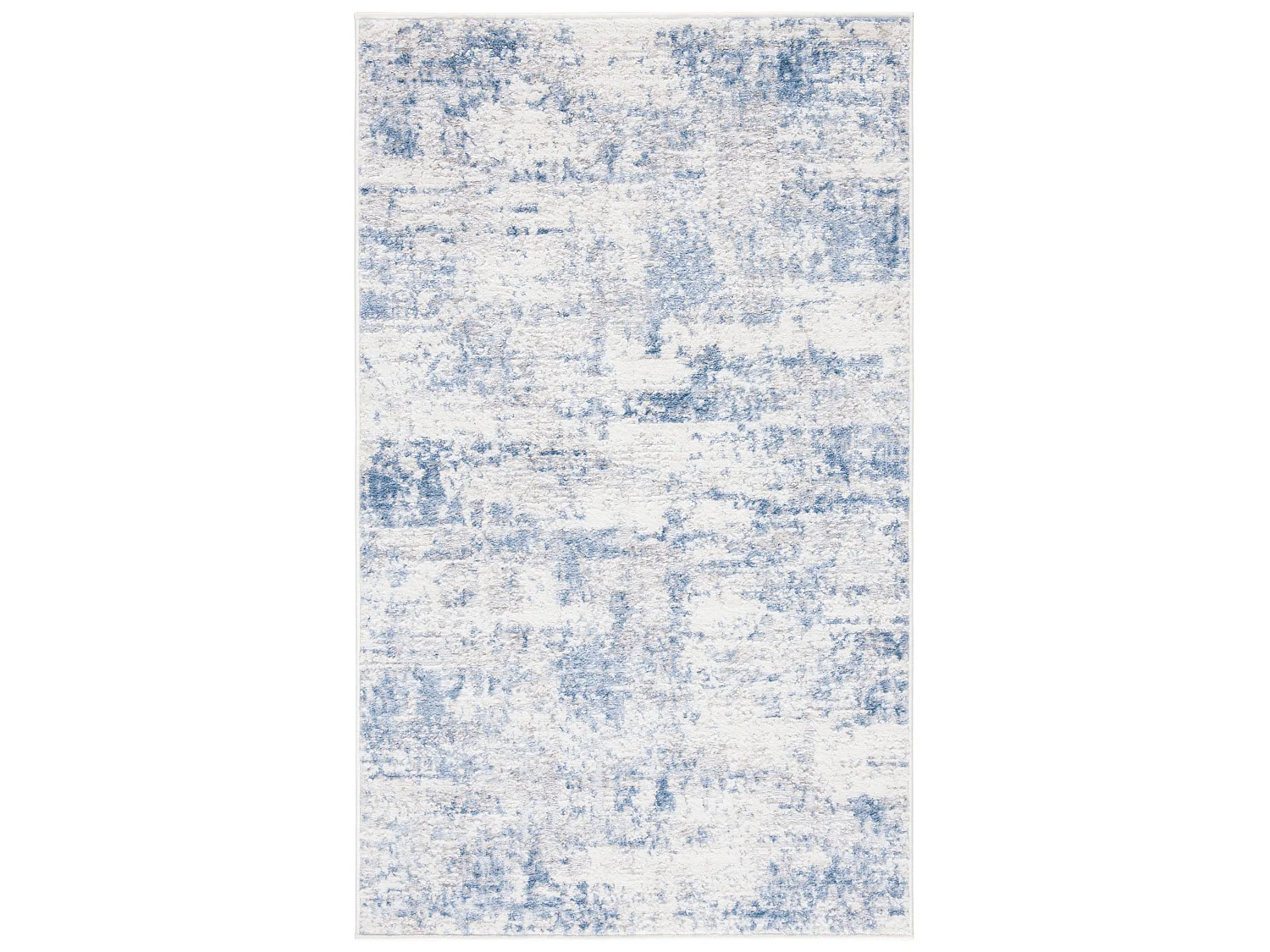 Tapis Neutre/Bleu 91 X 152 cm - Senata