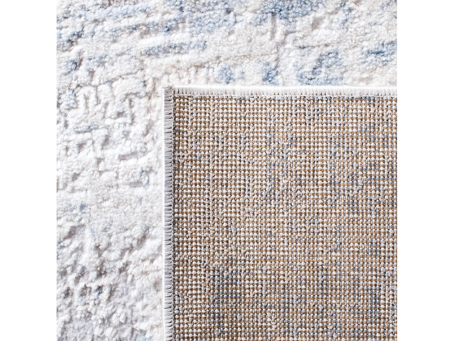 Tapis Neutre/Bleu 91 X 152 cm - Senata