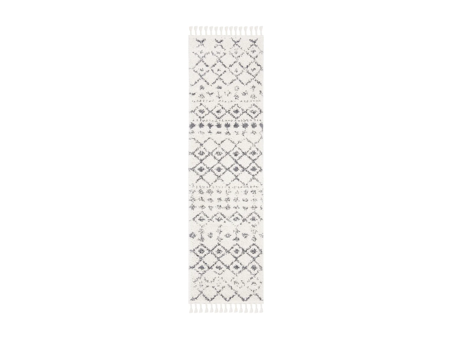Tapis Gris/Neutre 66 X 244 cm - Aurelia