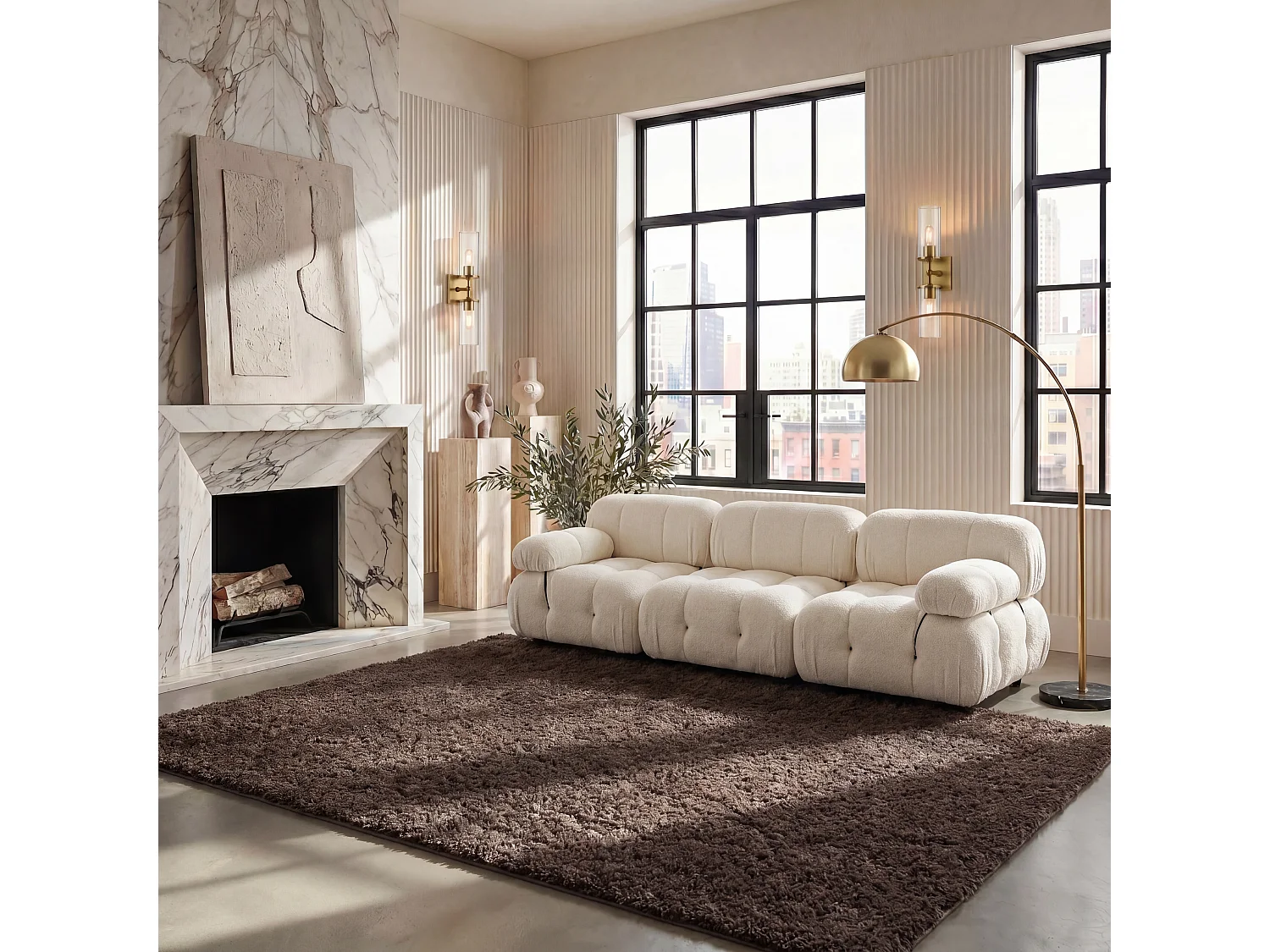 Tapis Marron 183 X 274 cm - Lola