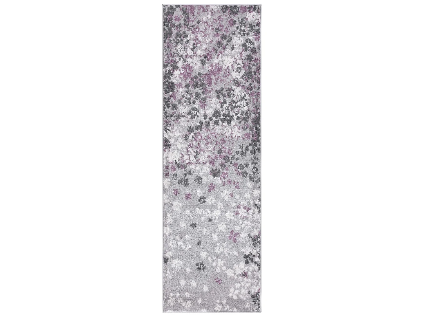 Tapis Gris/Violet 76 X 244 cm - Alyssa
