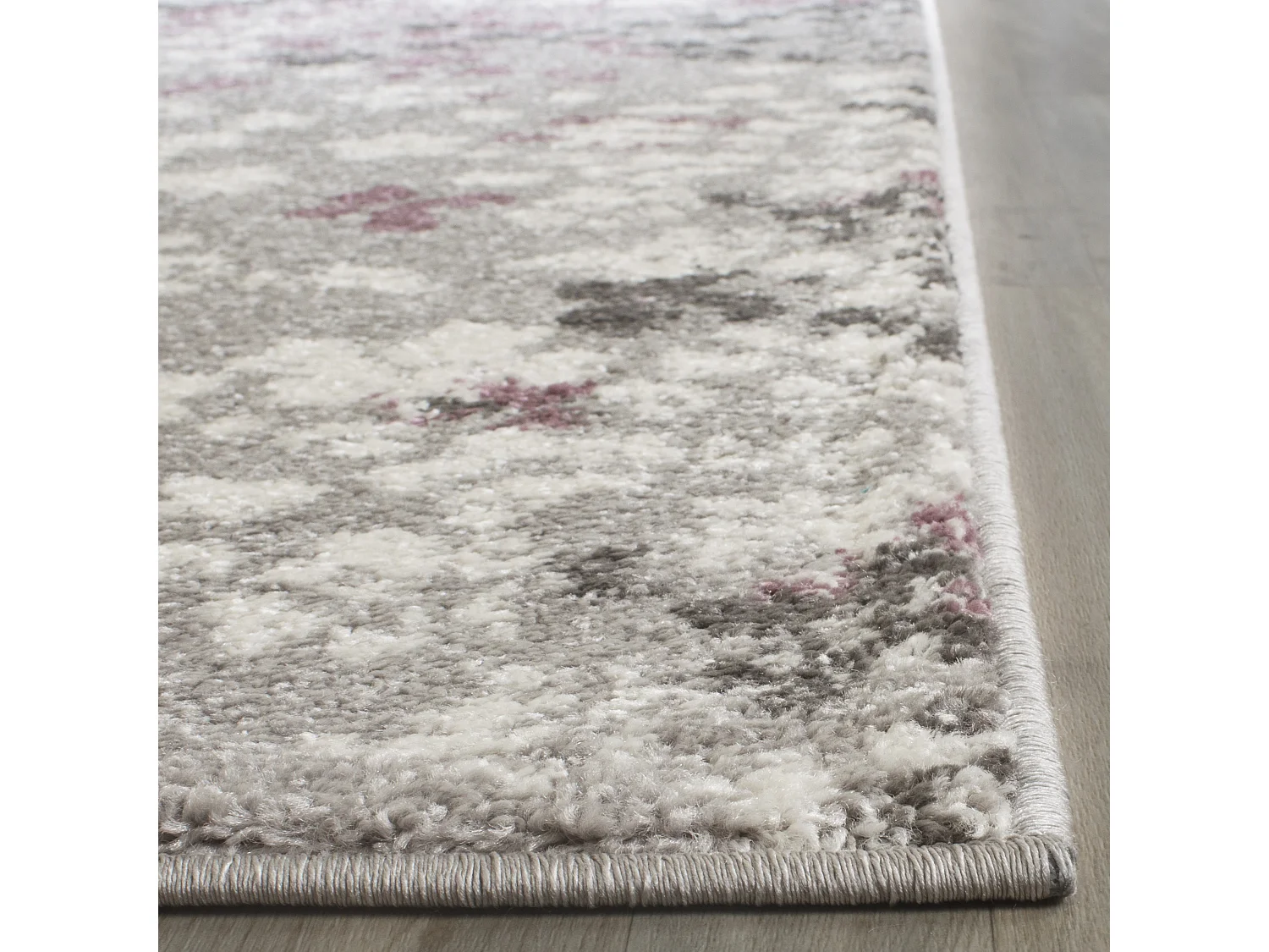 Tapis Gris/Violet 76 X 244 cm - Alyssa