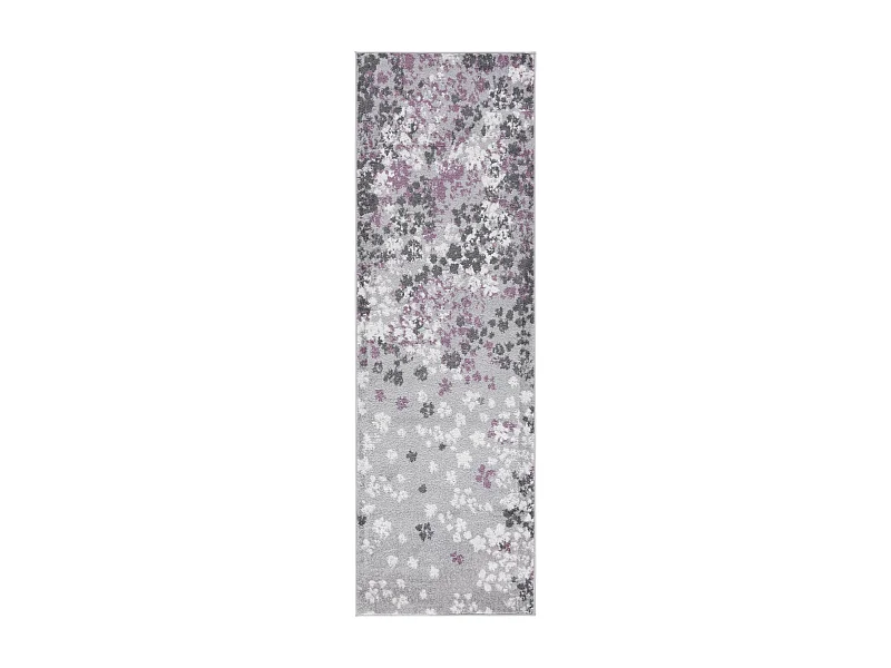 Tapis Gris/Violet 76 X 244 cm - Alyssa