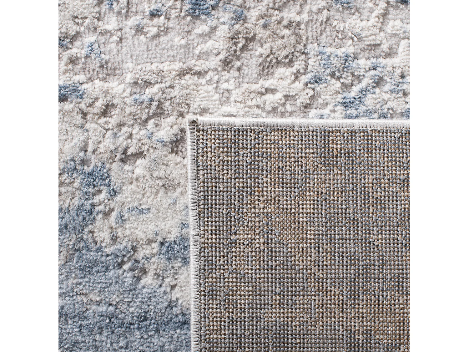 Tapis Gris/Bleu 91 X 152 cm - Rhiannon