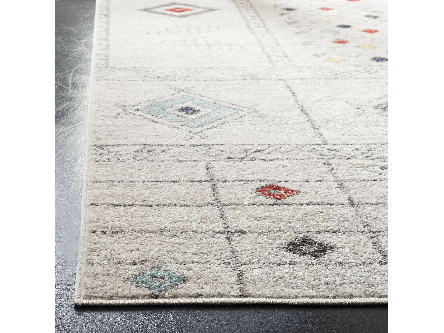 Tapis Gris/Bleu 155 X 229 cm - Hadley