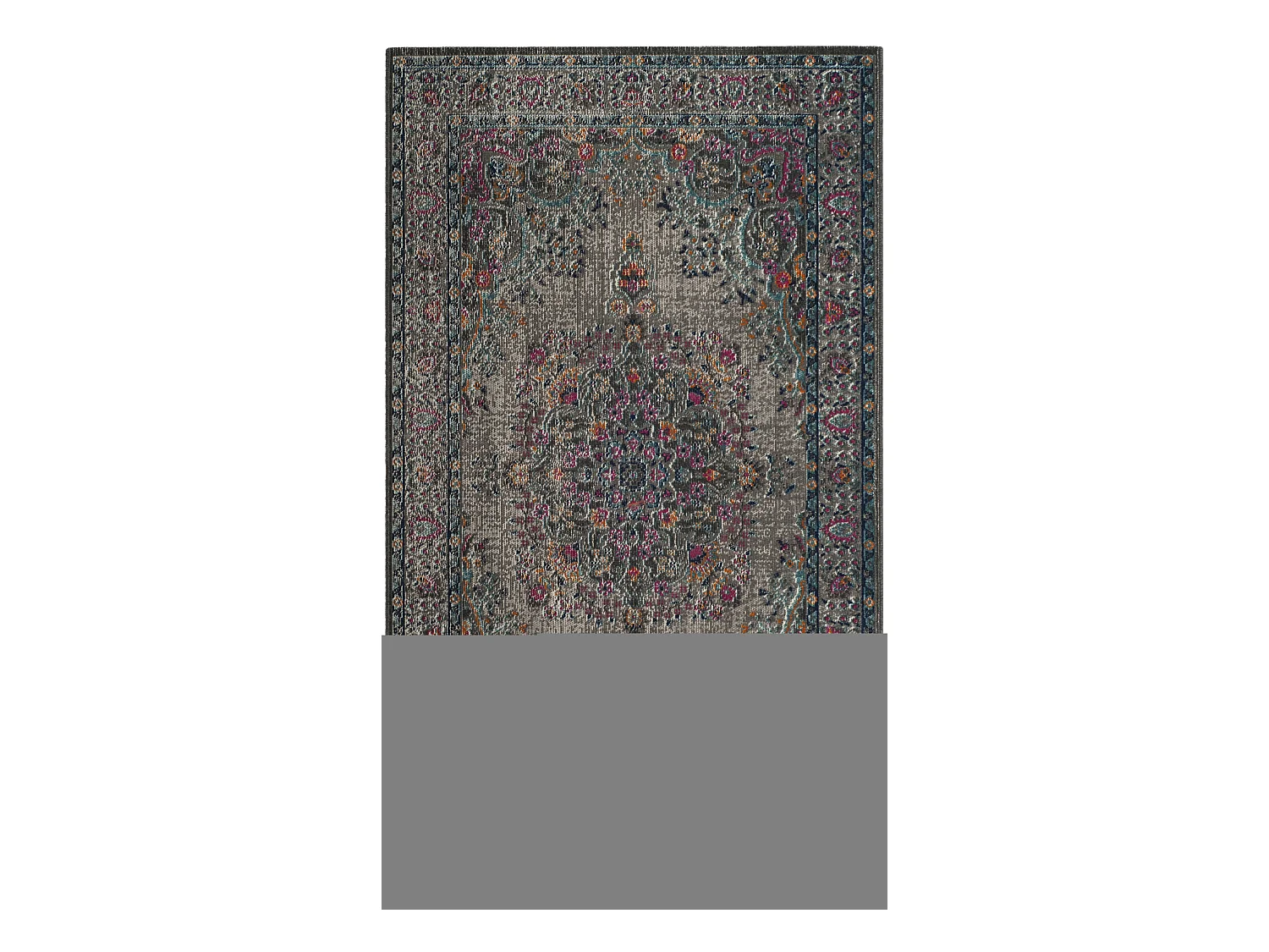 Tapis Gris/Rose 91 X 152 cm - Amorette
