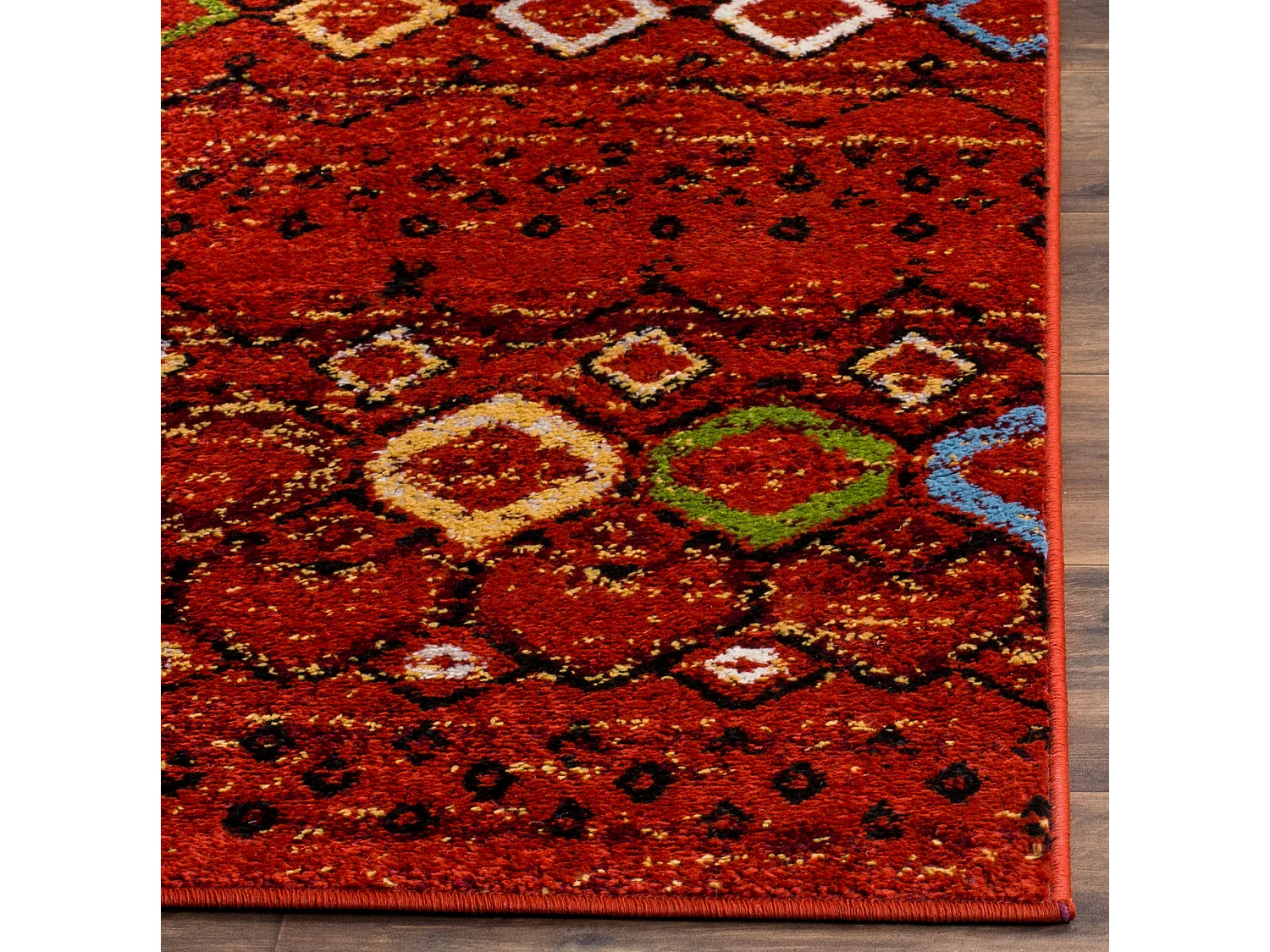 Tapis Rouge/Multicolore 201 X 279 cm - Cullen