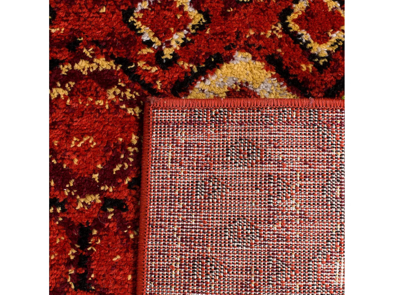 Tapis Rouge/Multicolore 201 X 279 cm - Cullen