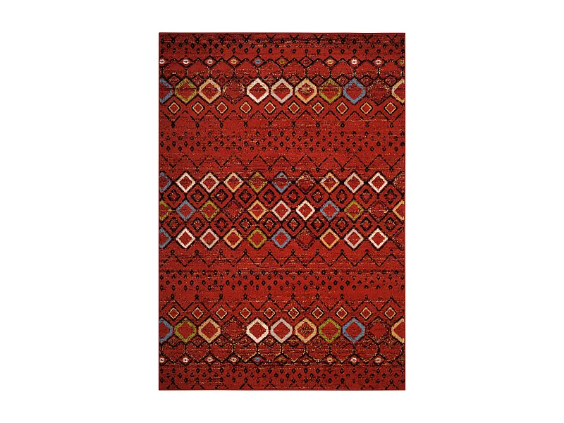 Tapis Rouge/Multicolore 201 X 279 cm - Cullen