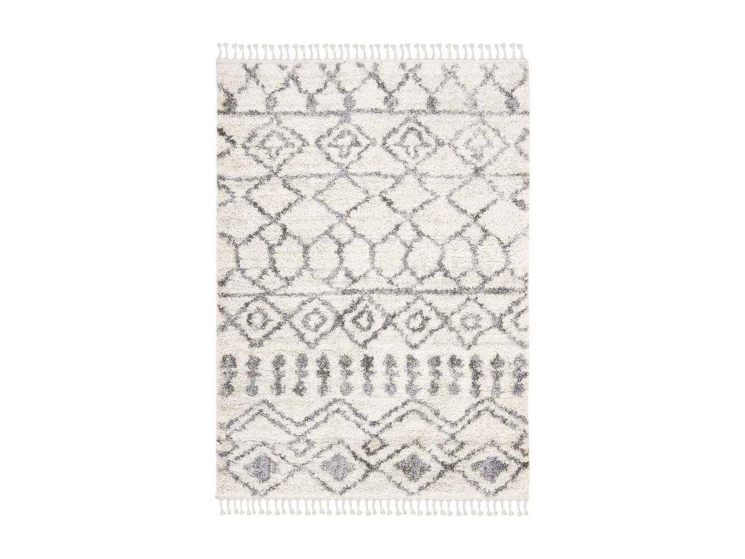 Tapis Neutre/Gris 61 X 244 cm - Settat
