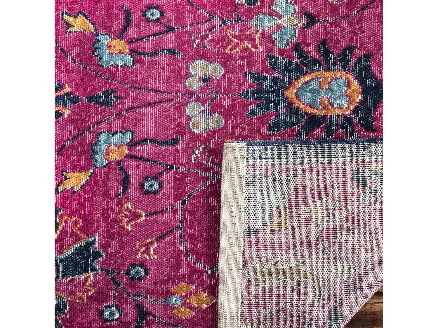 Tapis Rose/Multicolore 155 X 229 cm - Astrid