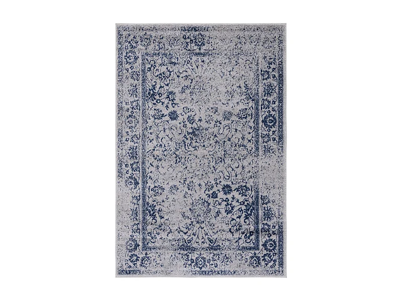 Tapis Gris/Bleu Marine 155 X 229 cm - Lucinda