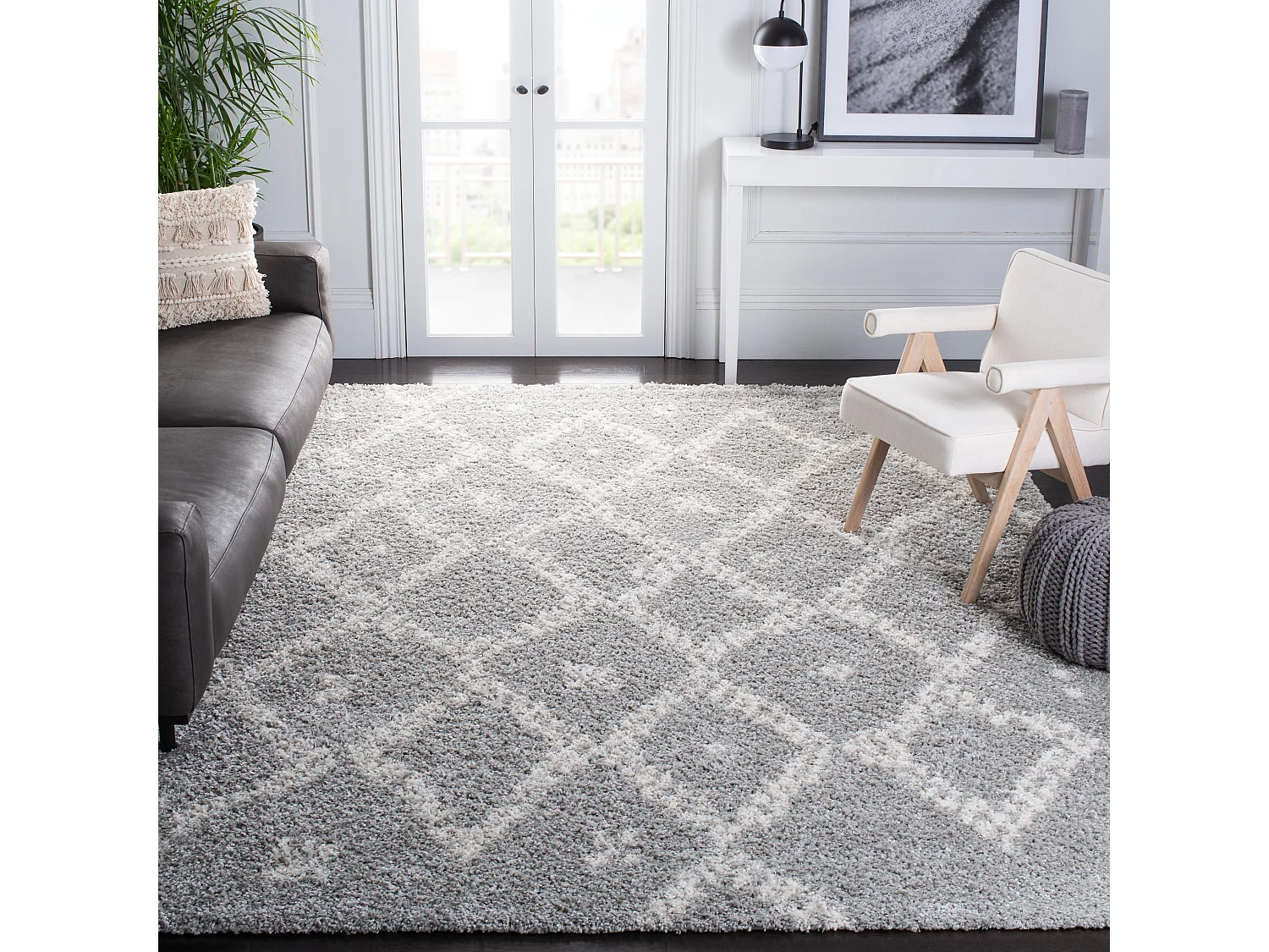 Tapis Gris/Neutre 201 X 279 cm - Frosina