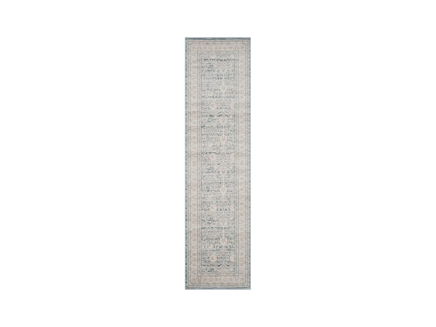 Tapis Bleu/Gris 66 X 244 cm - Crystal