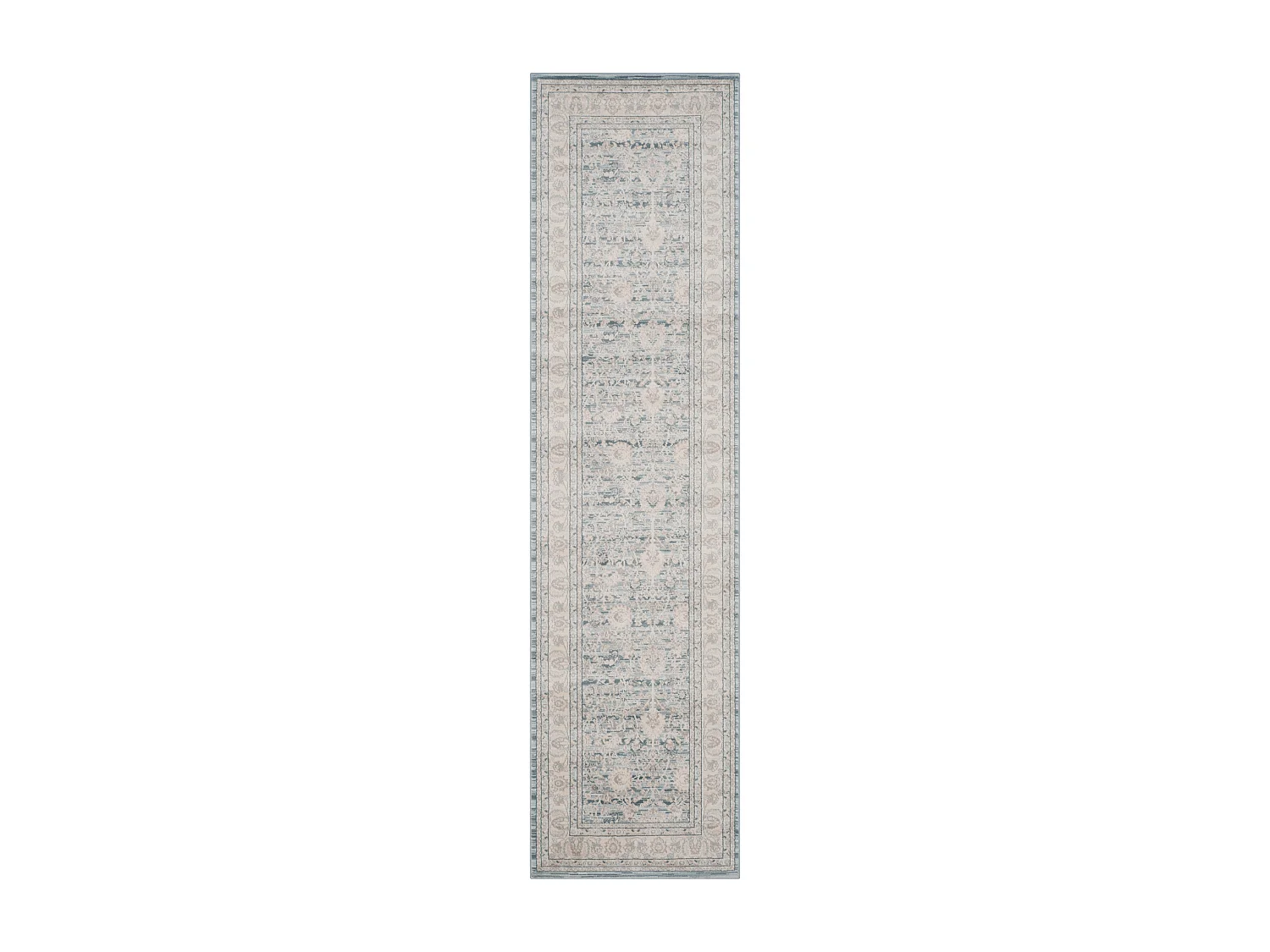 Tapis Bleu/Gris 66 X 244 cm - Crystal