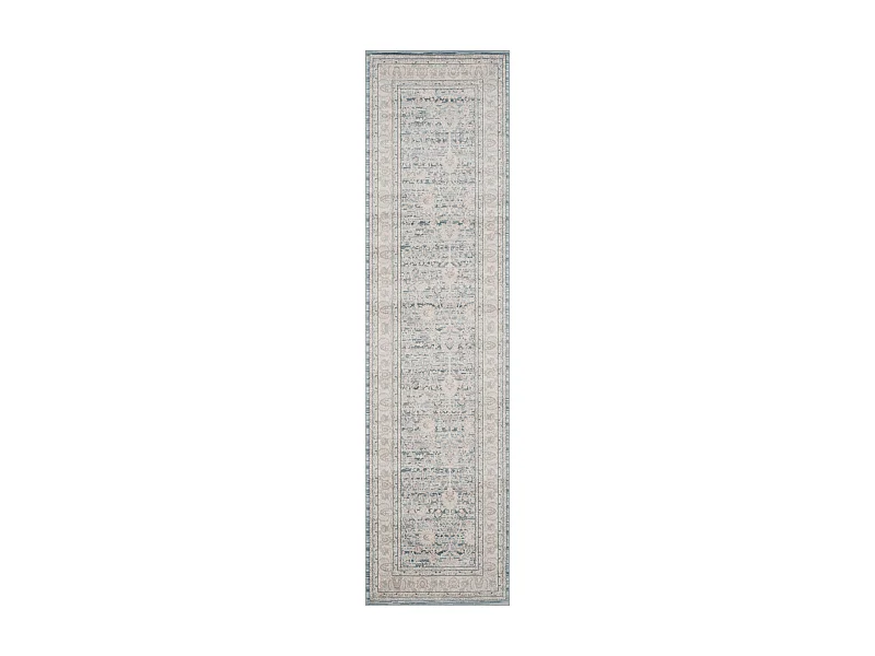 Tapis Bleu/Gris 66 X 244 cm - Crystal