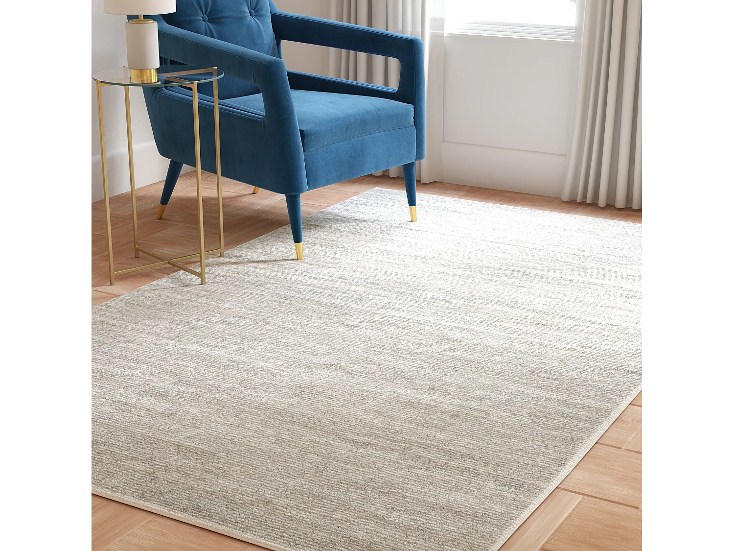 Tapis Gris/Neutre 122 X 183 cm - Marius