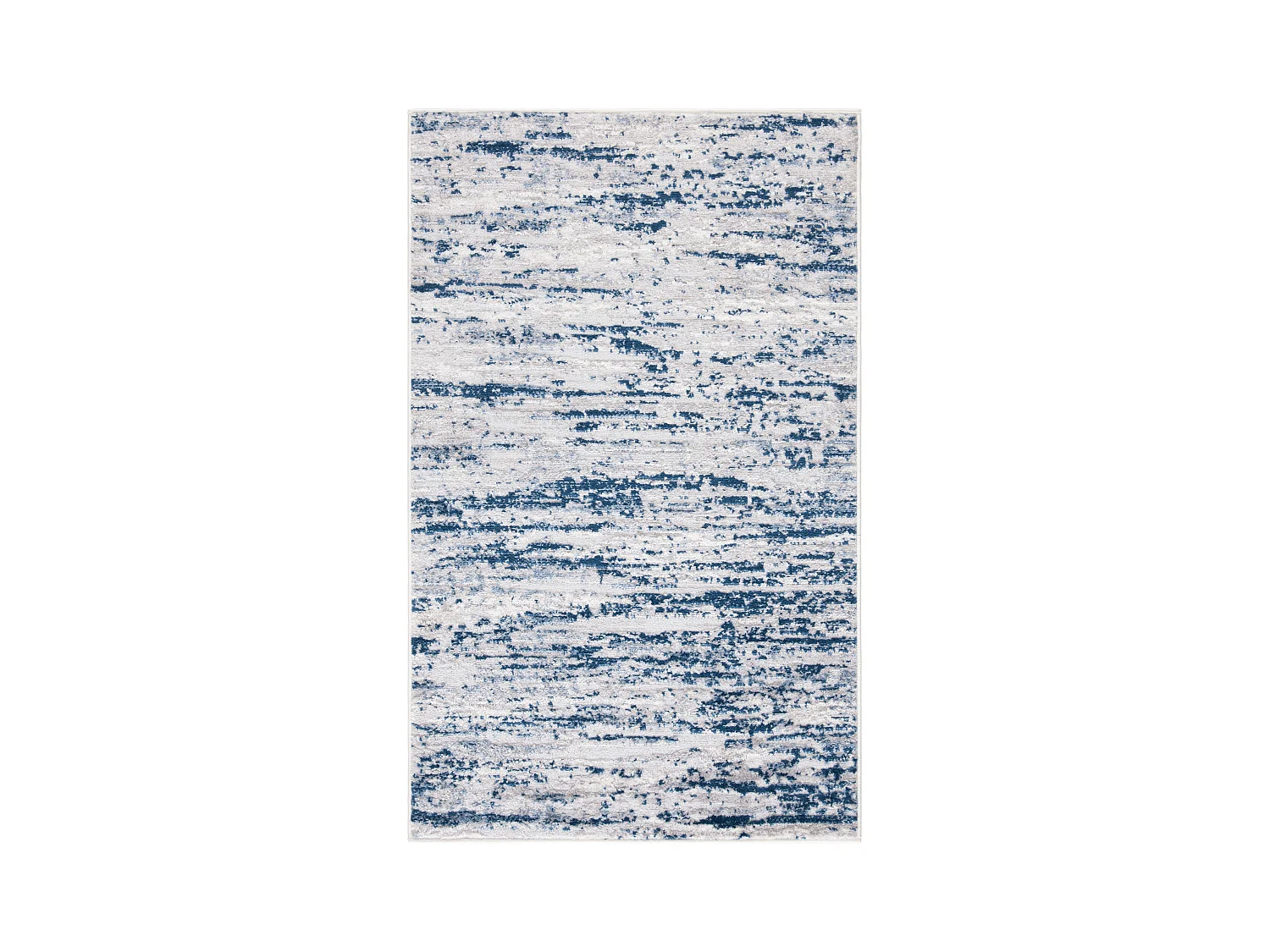 Tapis Gris/Bleu Marine 91 X 152 cm - Gabriel