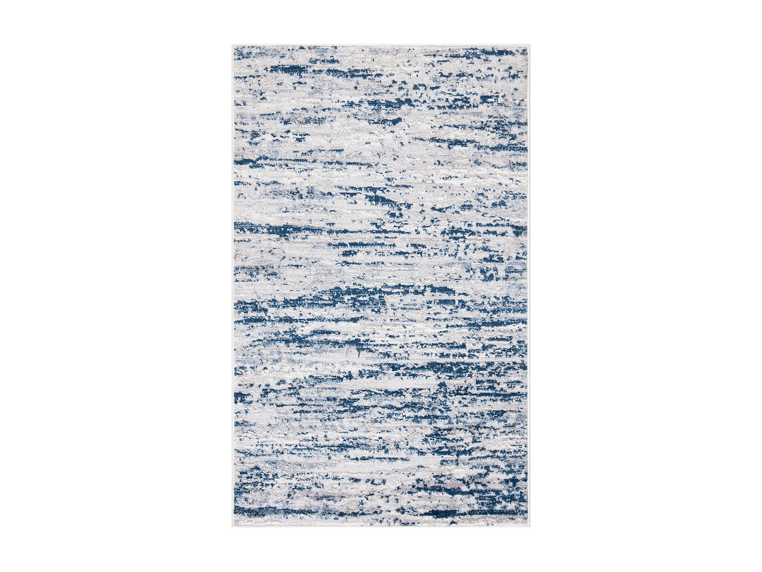 Tapis Gris/Bleu Marine 91 X 152 cm - Gabriel