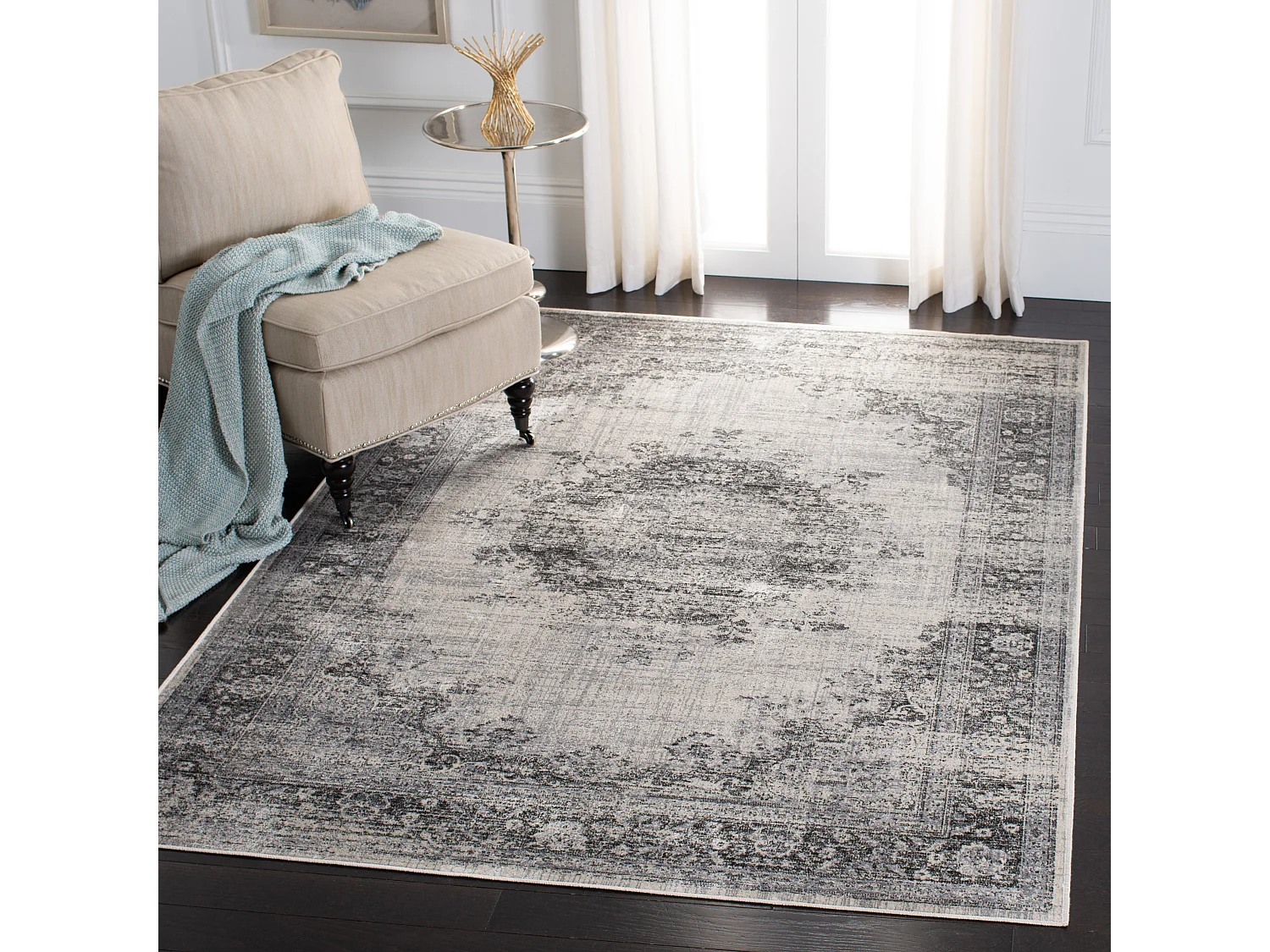Tapis Neutre/Gris 160 X 231 cm - Kayla