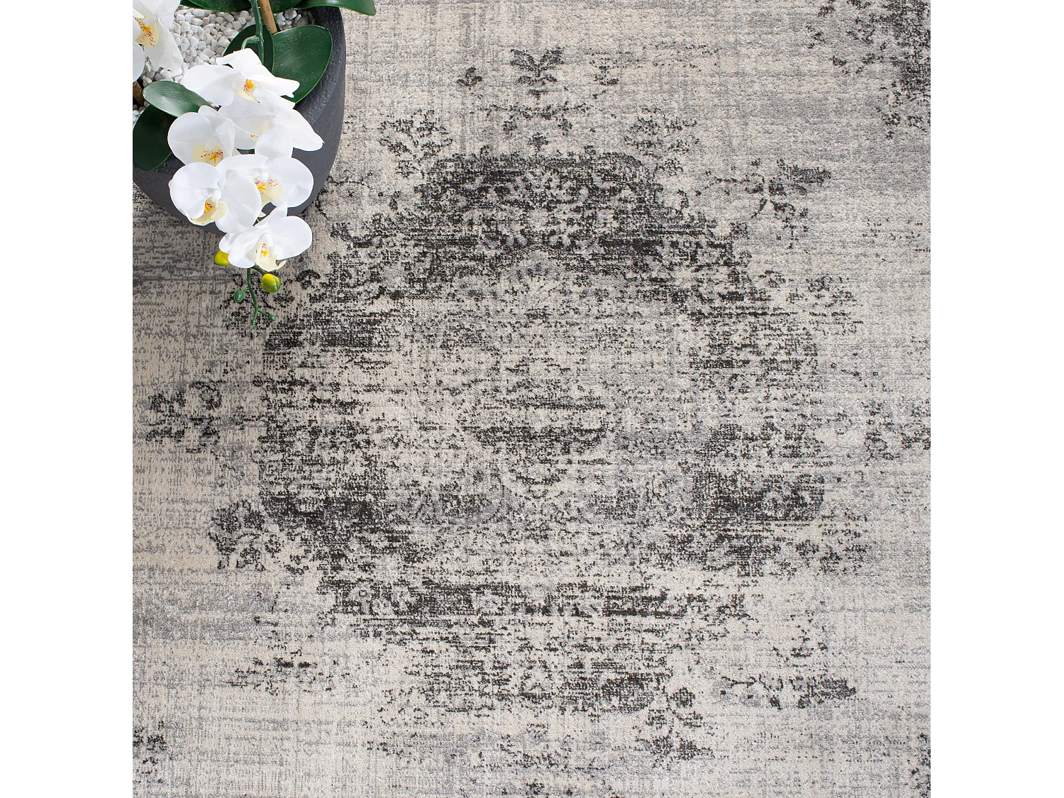 Tapis Neutre/Gris 160 X 231 cm - Kayla
