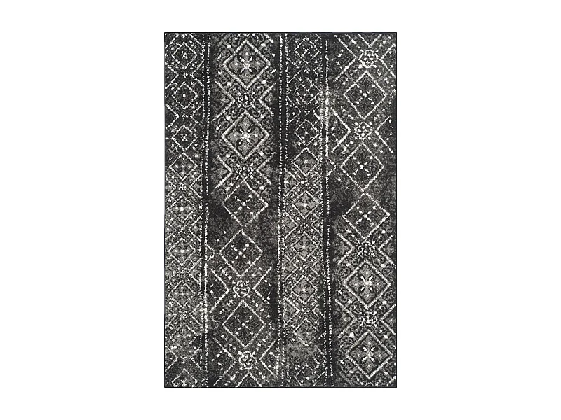 Tapis Noir/Gris 122 X 183 cm - Amelia