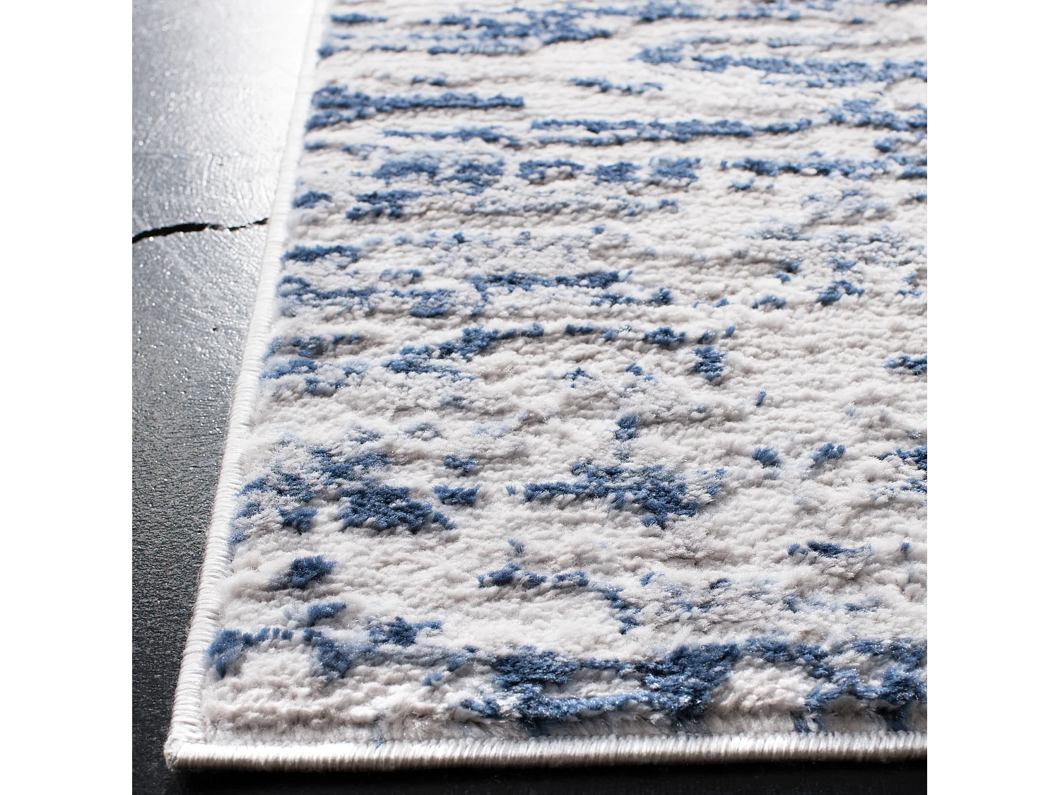 Tapis Gris/Bleu Marine 122 X 183 cm - Gabriel