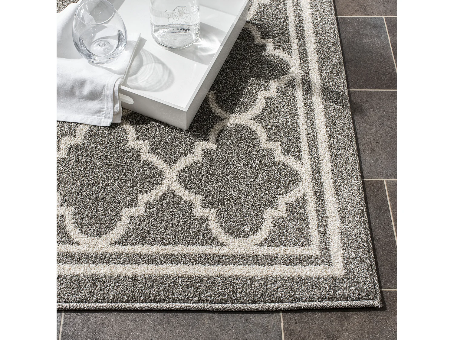 Tapis Gris/Neutre 152 X 244 cm - Aldona