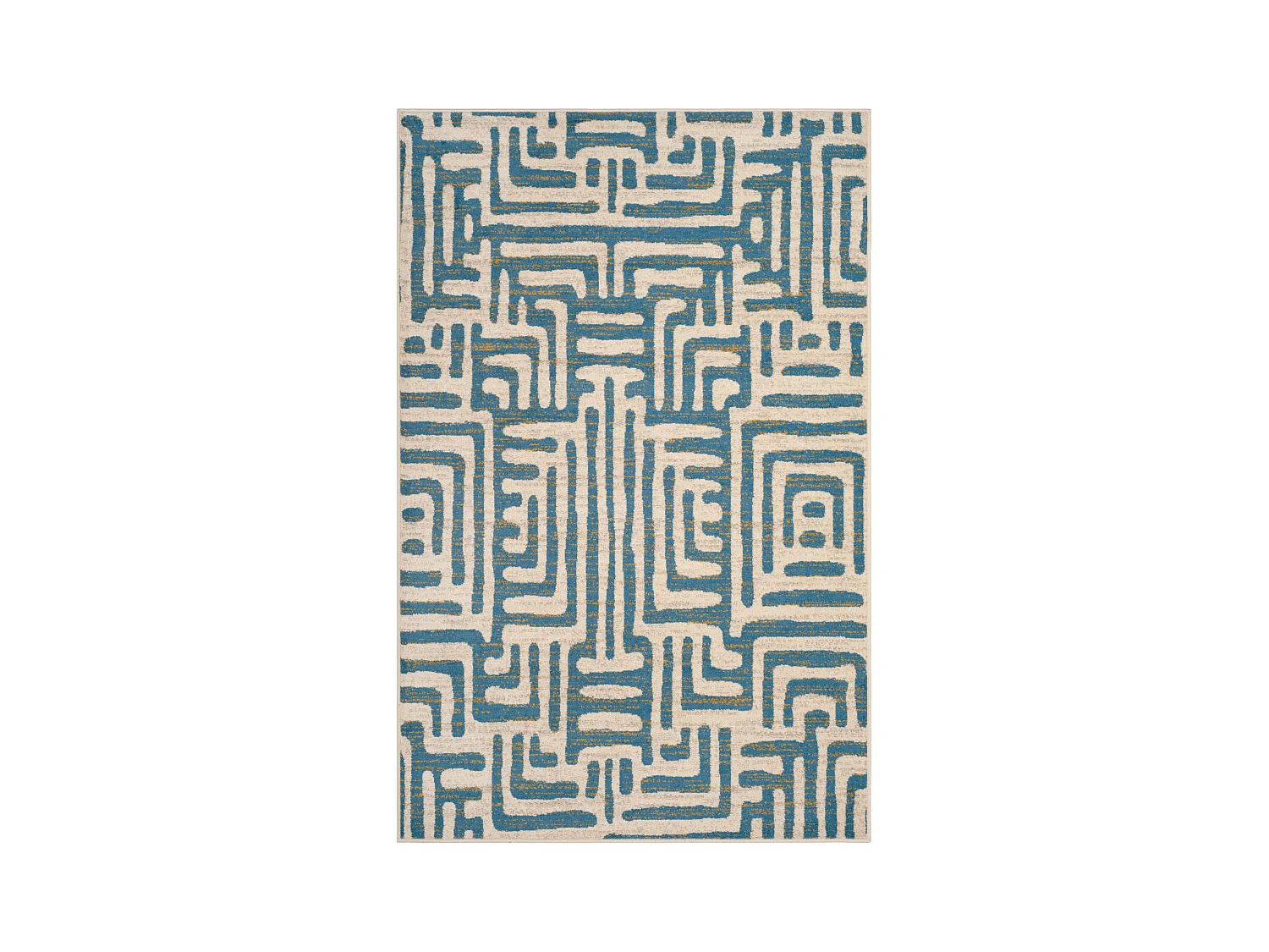 Tapis Neutre/Bleu 201 X 279 cm - Renée