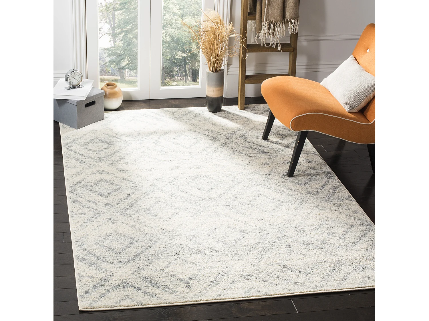 Tapis Neutre/Bleu 122 X 183 cm - Murray