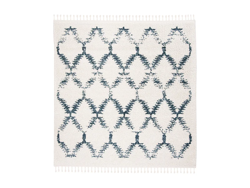 Tapis Neutre/Bleu 201 X 201 cm - Lavinia