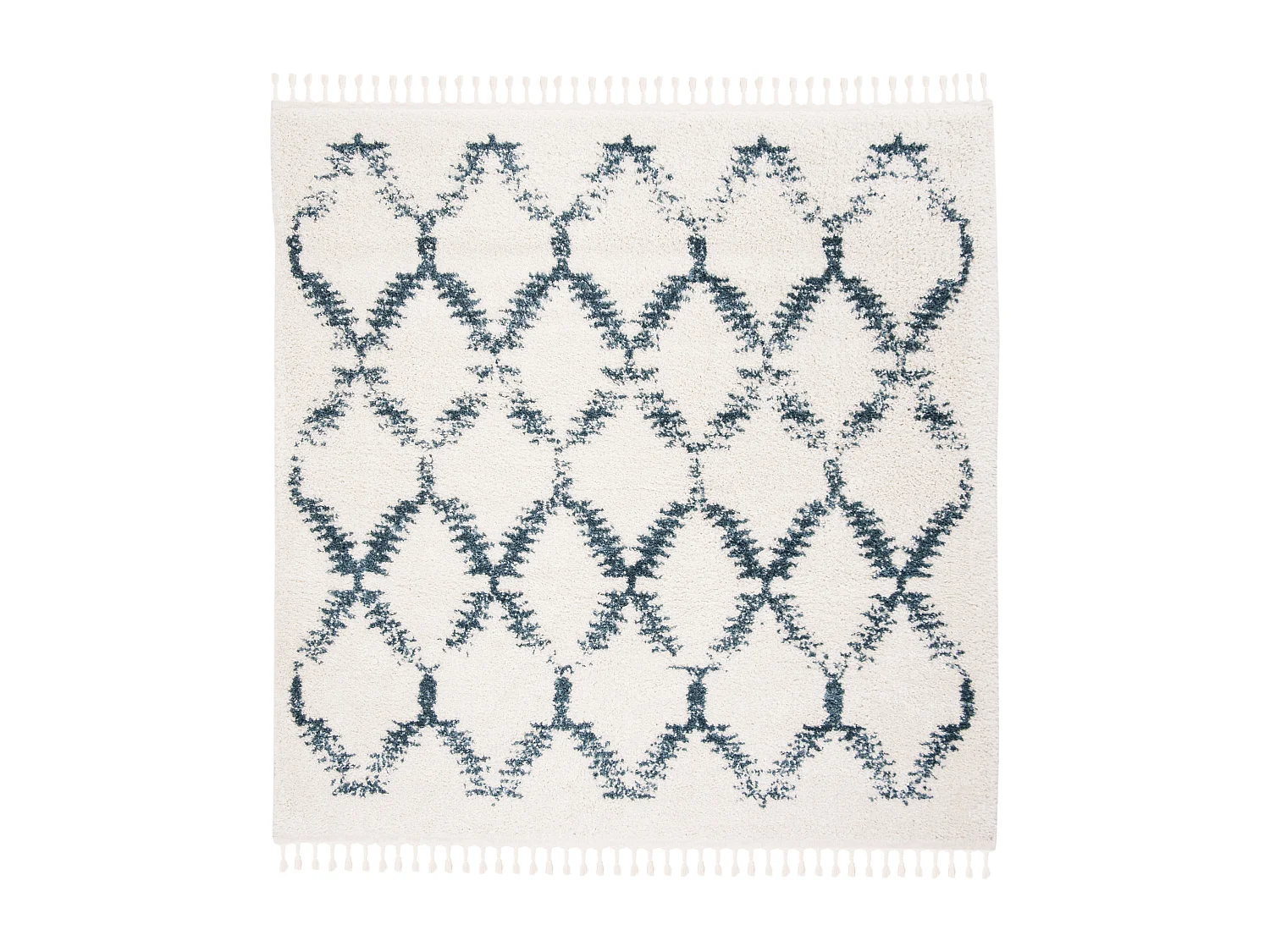 Tapis Neutre/Bleu 201 X 201 cm - Lavinia