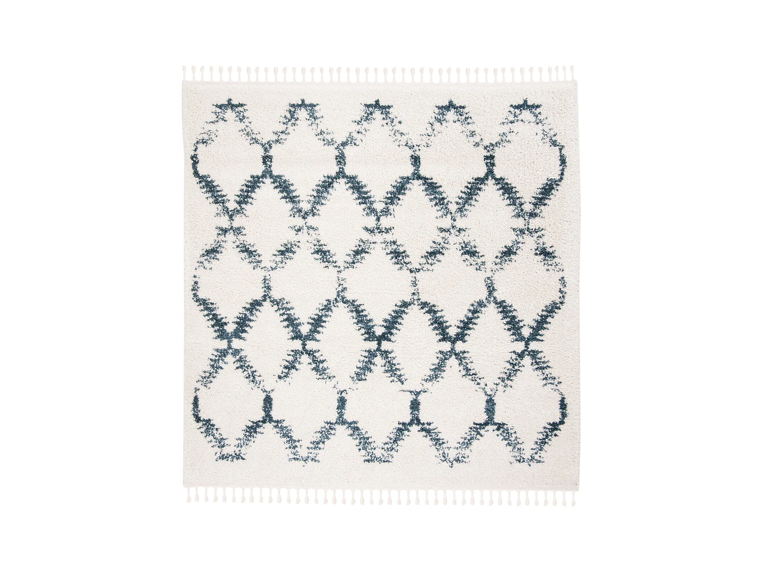 Tapis Neutre/Bleu 201 X 201 cm - Lavinia