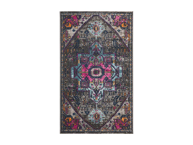 Tapis Gris/Rose 91 X 152 cm - Alroy