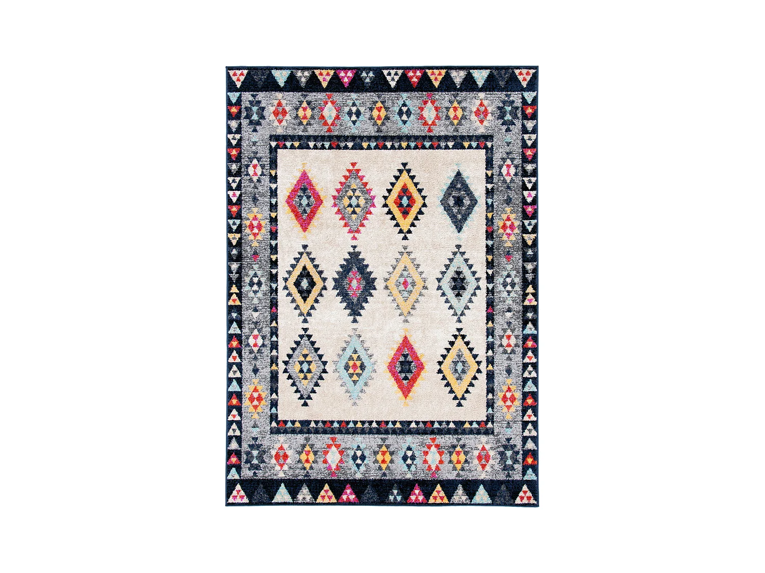 Tapis Neutre/Gris 122 X 183 cm - Samantha