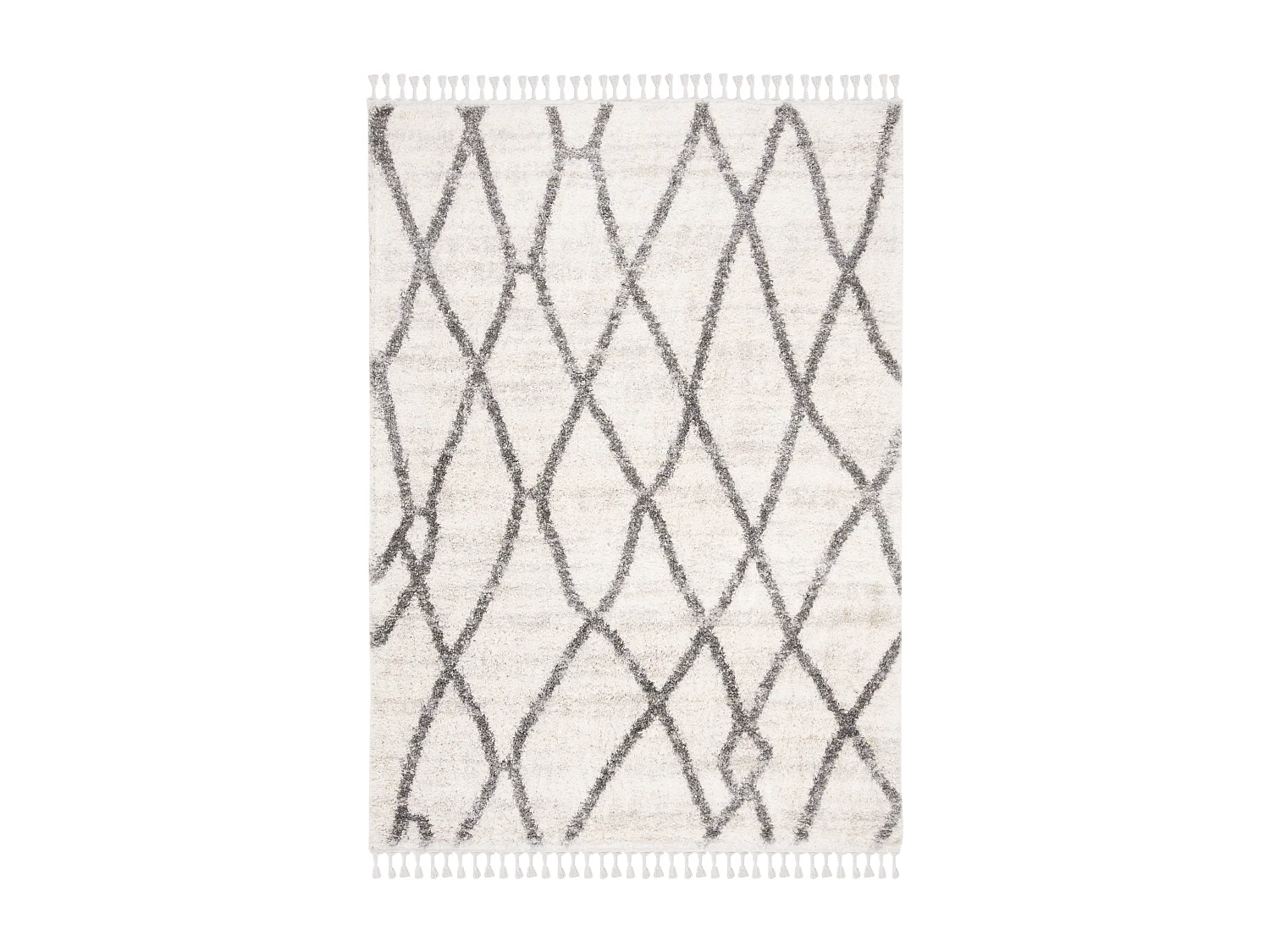 Tapis Neutre/Gris 122 X 183 cm - Niamh