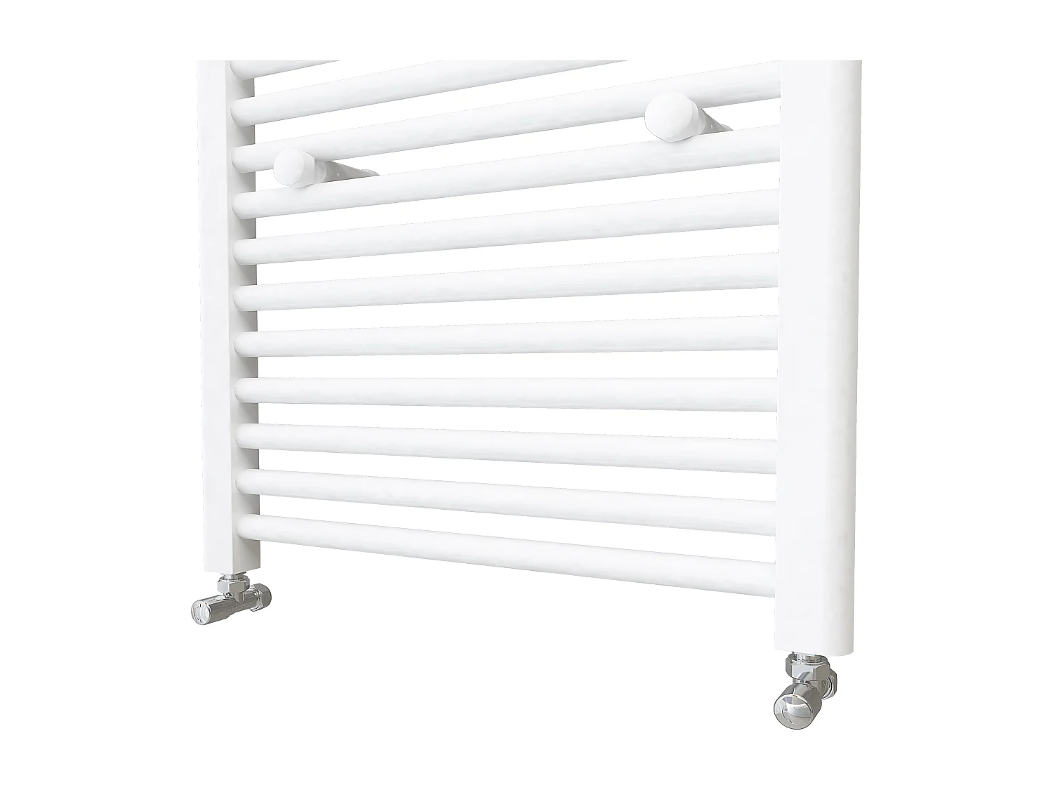 Radiador toallero de agua fácil de Instalar 120x55cm Blanco