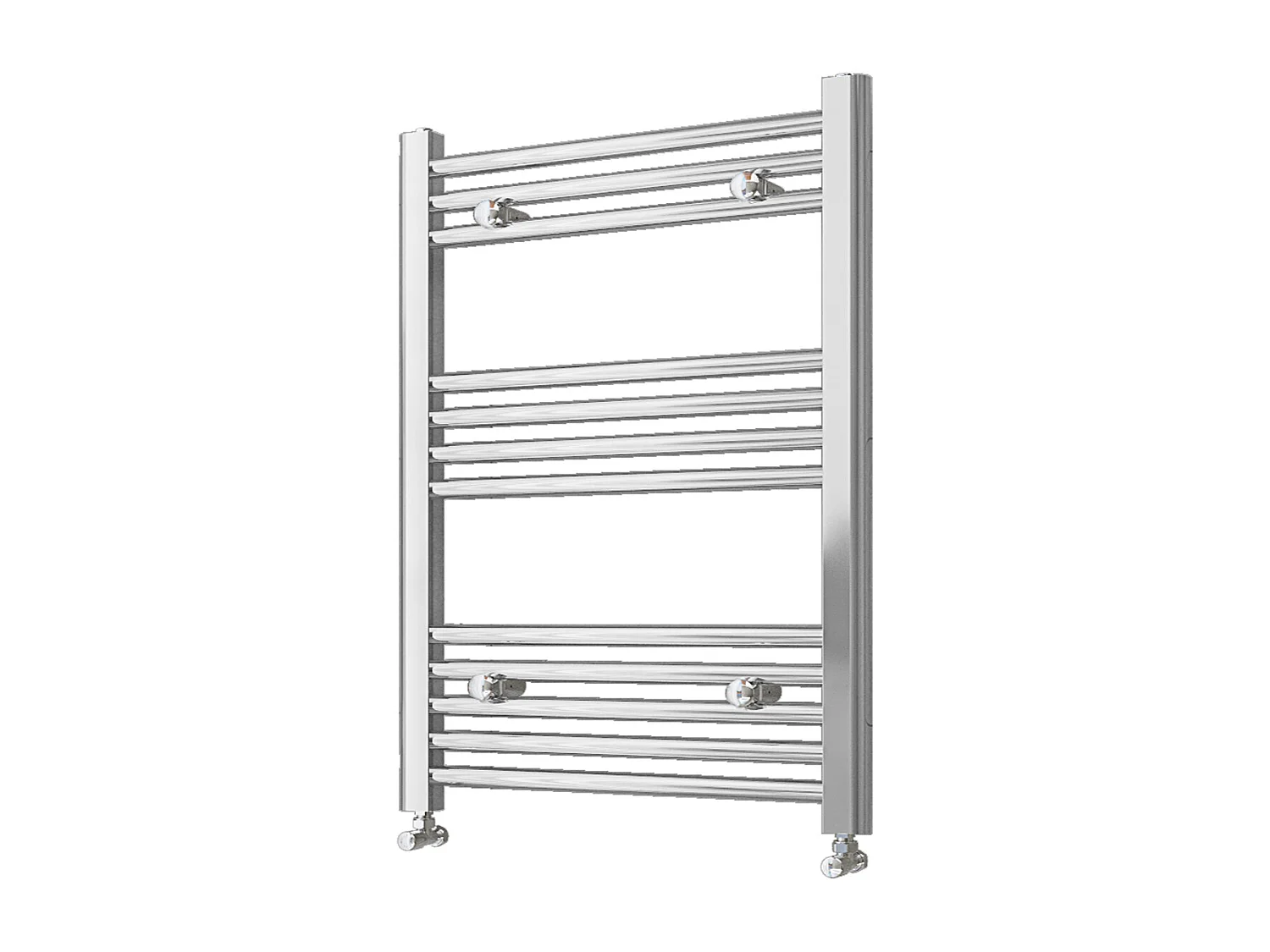 Radiador toallero de alta salida de calor cromado calefacción 77x55cm