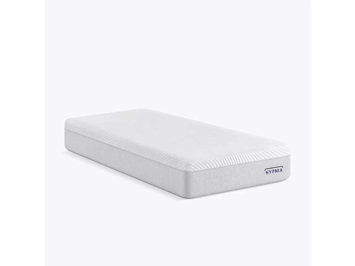 Ensemble Matelas ressorts 25cm Sommier chêne Oreiller 90x190cm