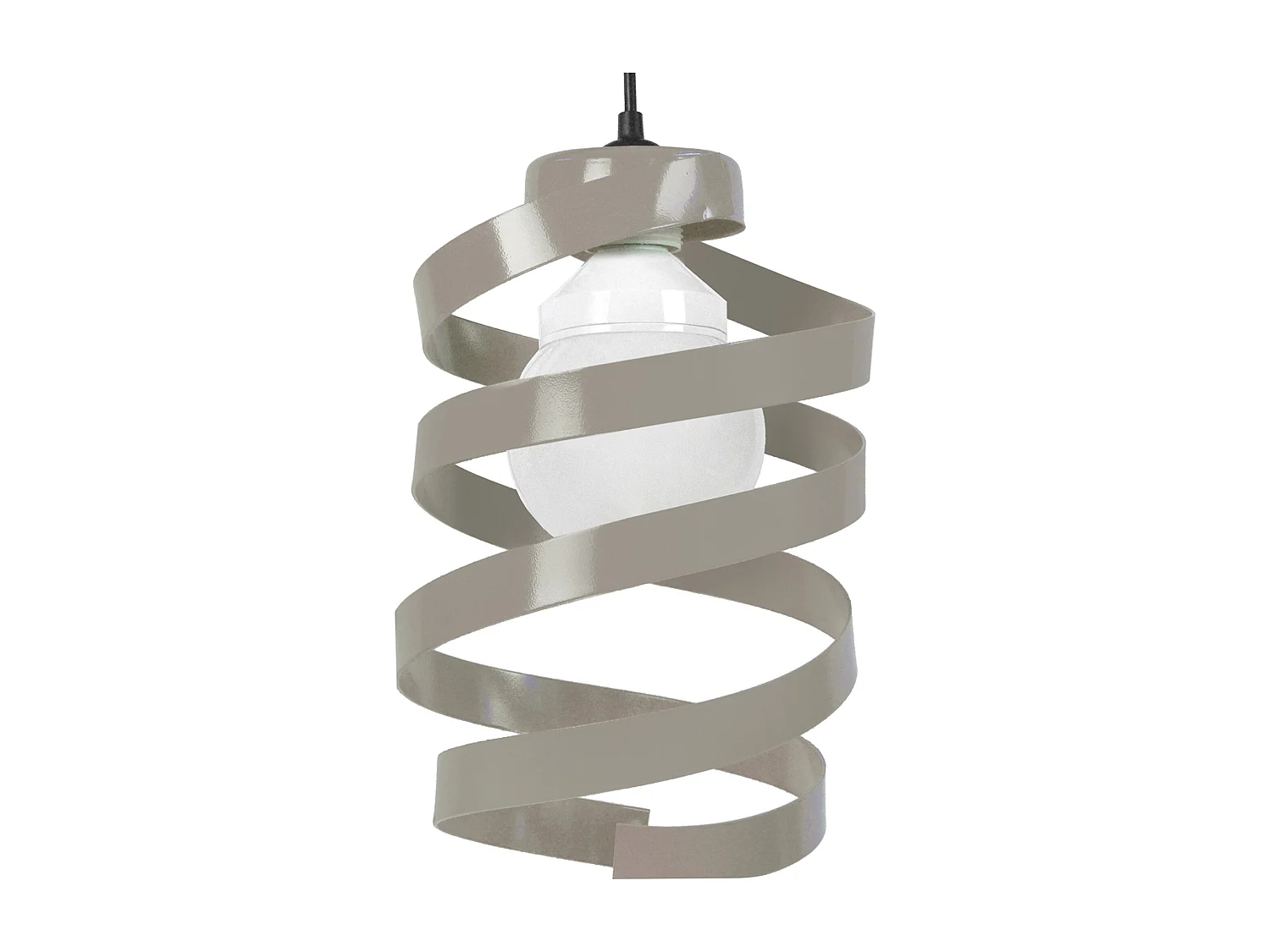 Suspension TOSEL ,métal,Gris ,H85xD13xP13cm