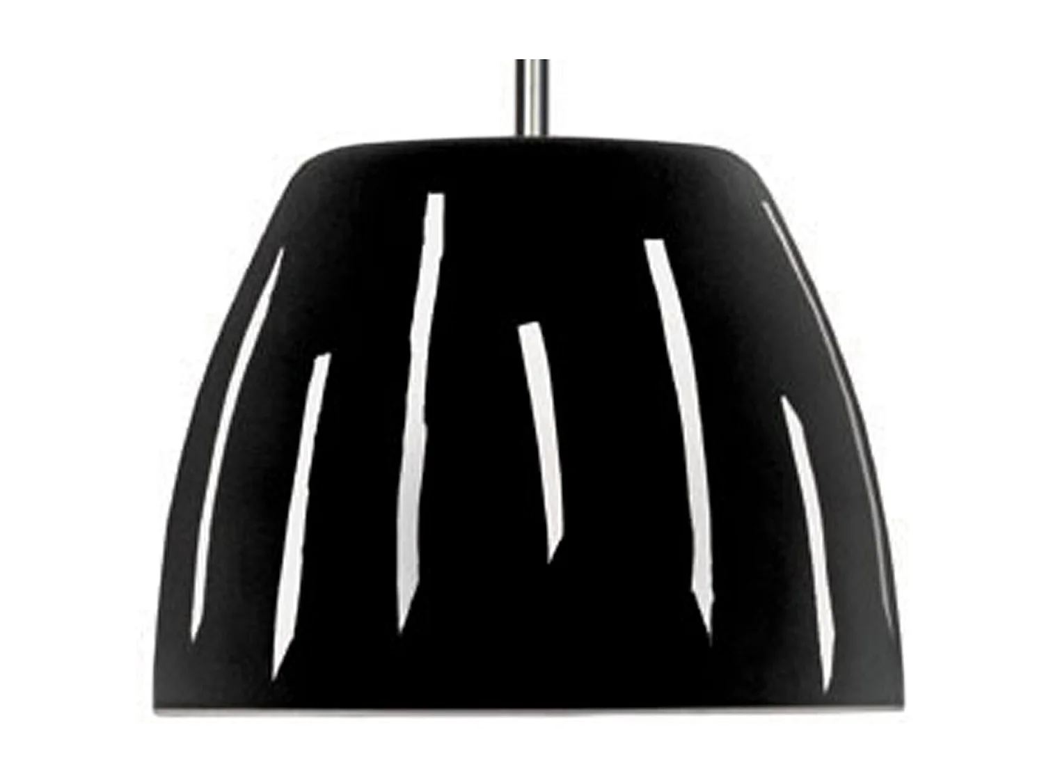 Suspensão TOSEL  ELLEN vidro cúpula azul D20 x  H70  cm